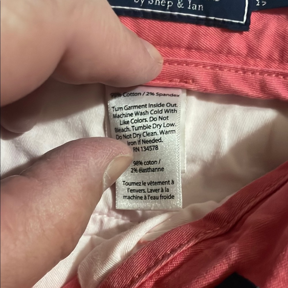 Vineyard Vines Jetty Red Chinos Slim Fit Cotton Blend - Picture 3 of 8